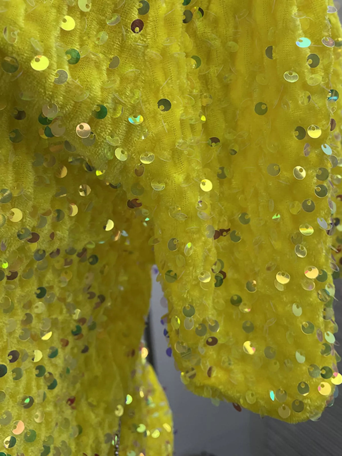 Sequin short sleeve tee full length view