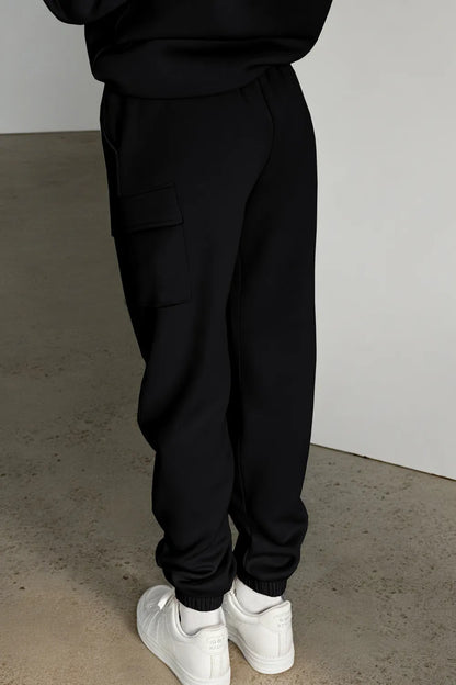 Pocketed Elastic Waist Active Joggers - Fashorio