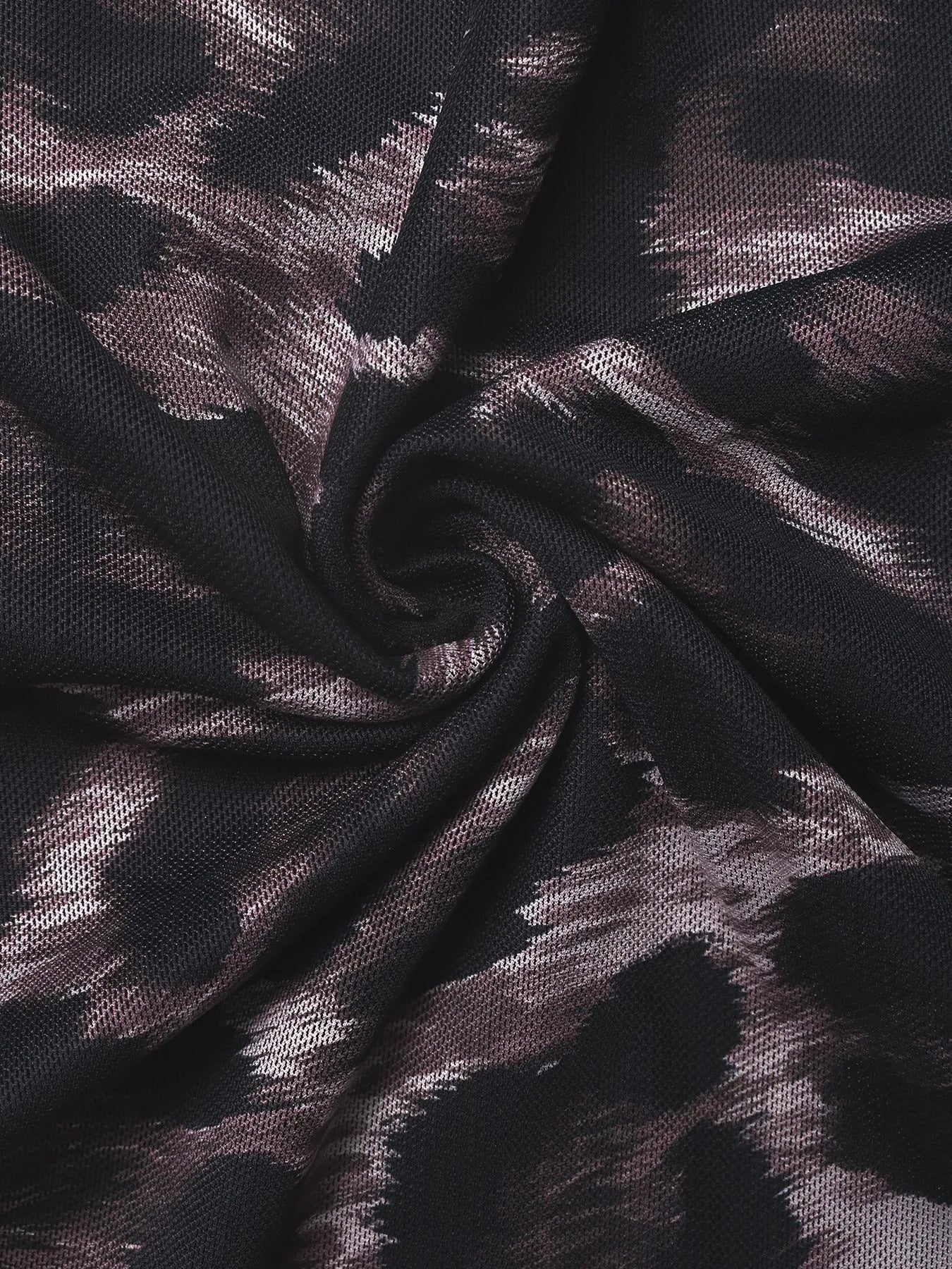 Leopard Print One Shoulder Long Sleeve Bodysuit - Fashorio