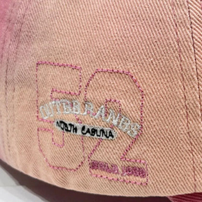 Embroidered Adjustable Cotton Baseball Cap - Fashorio
