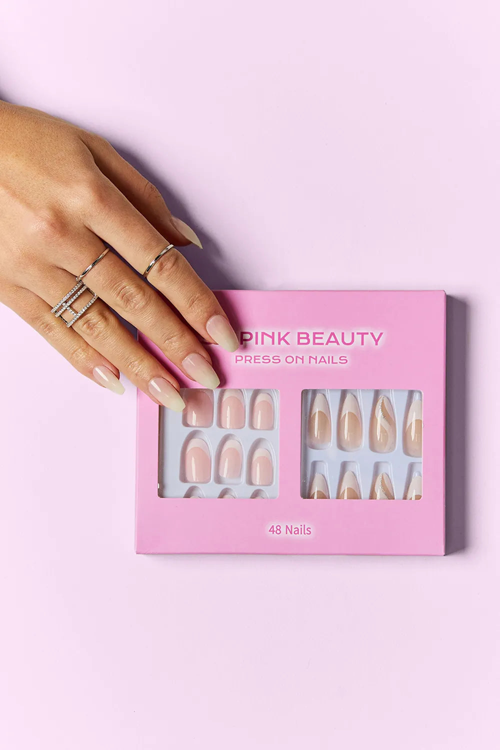 Nail shape and length detail