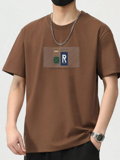 Men's Plus Size Graphic Short Sleeve T-Shirt Maillard - Fashorio