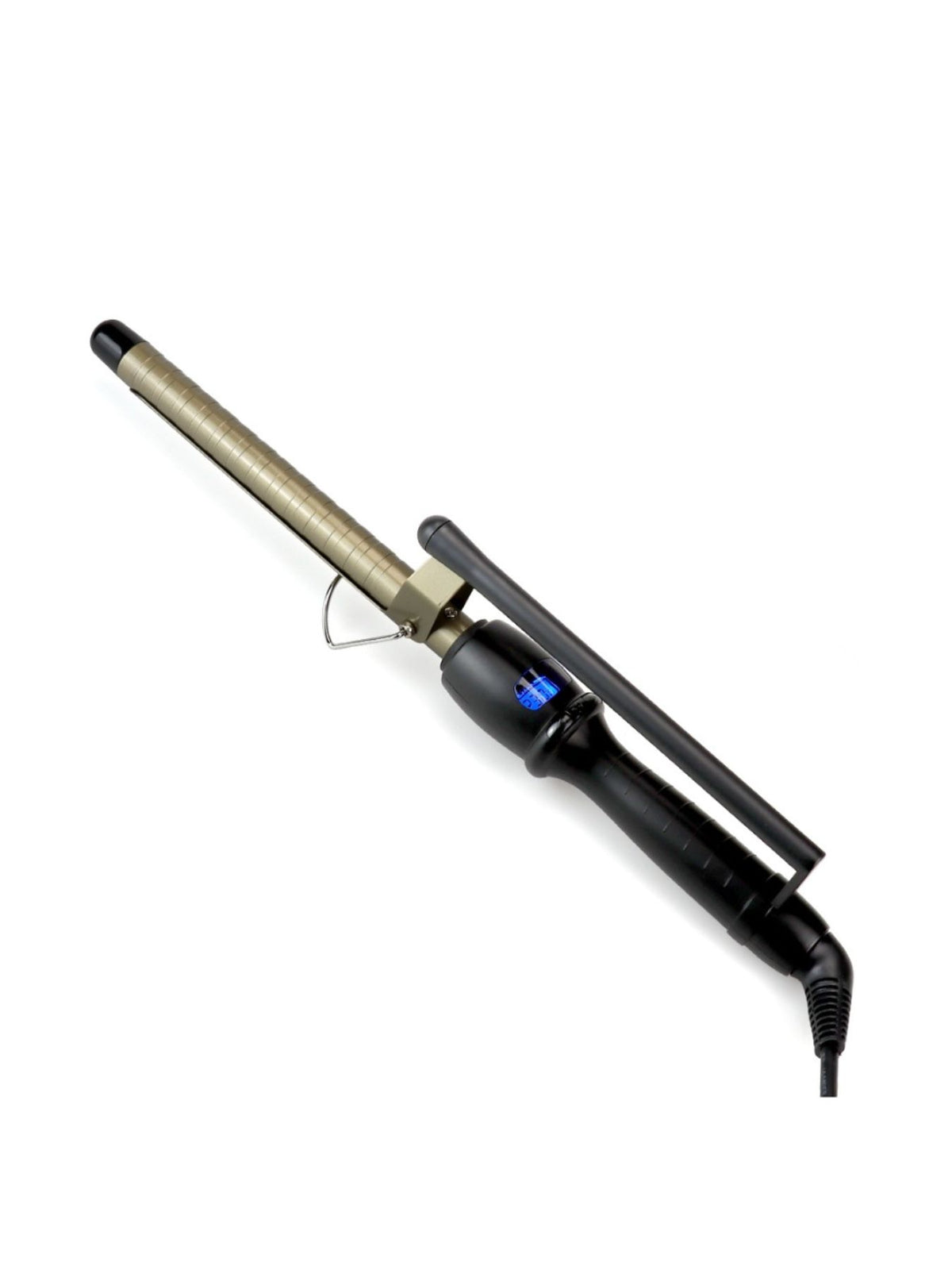 Curling iron creating curls demonstration