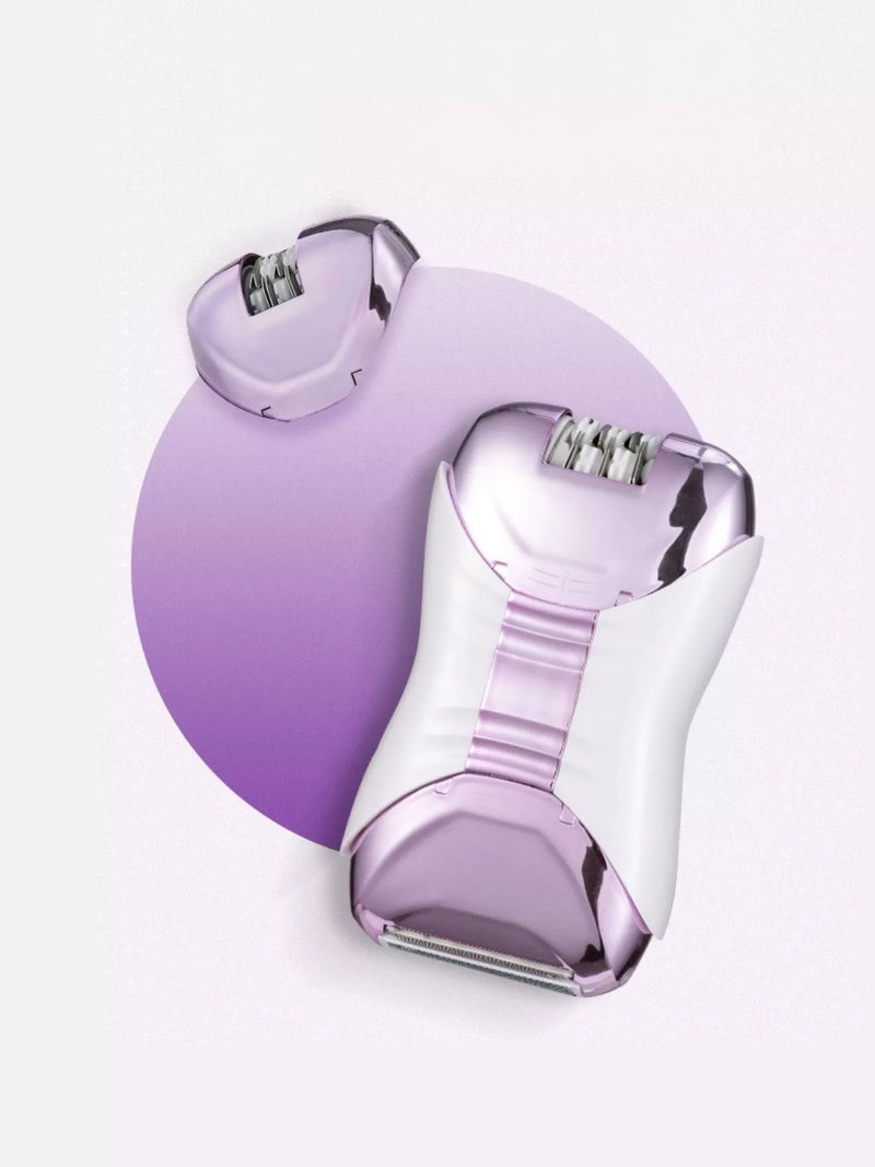 Purple multi purpose epilator front view