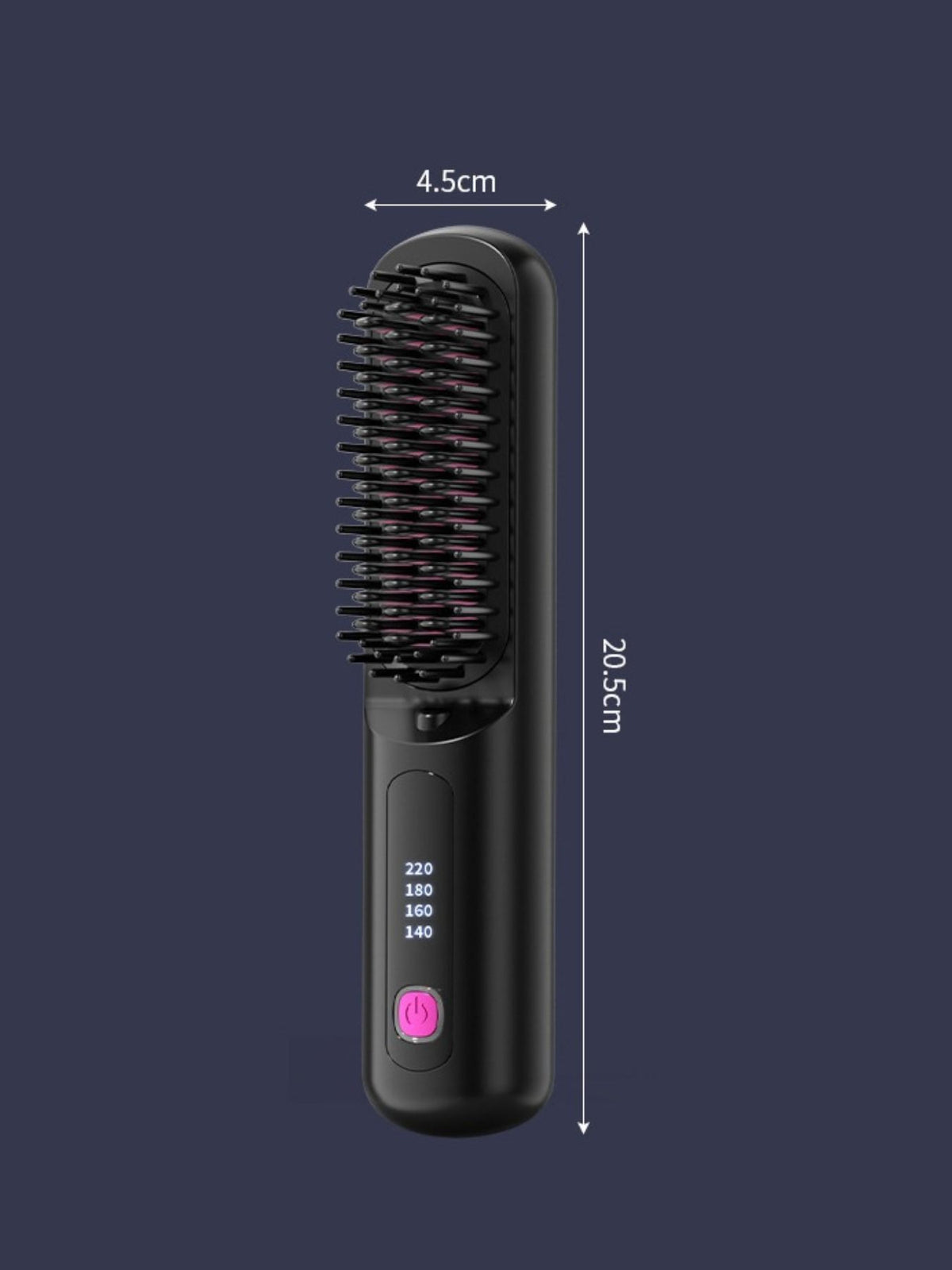 Straightening comb purple color option
