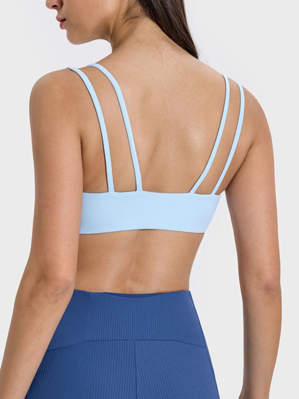 Millennia Scoop Neck Double Strap Active Cami - Fashorio