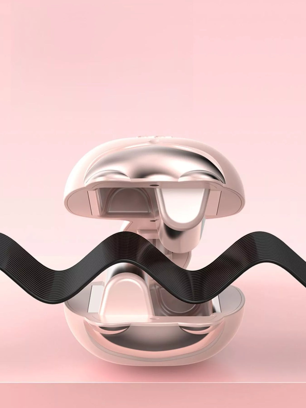 Cat shaped curler control button