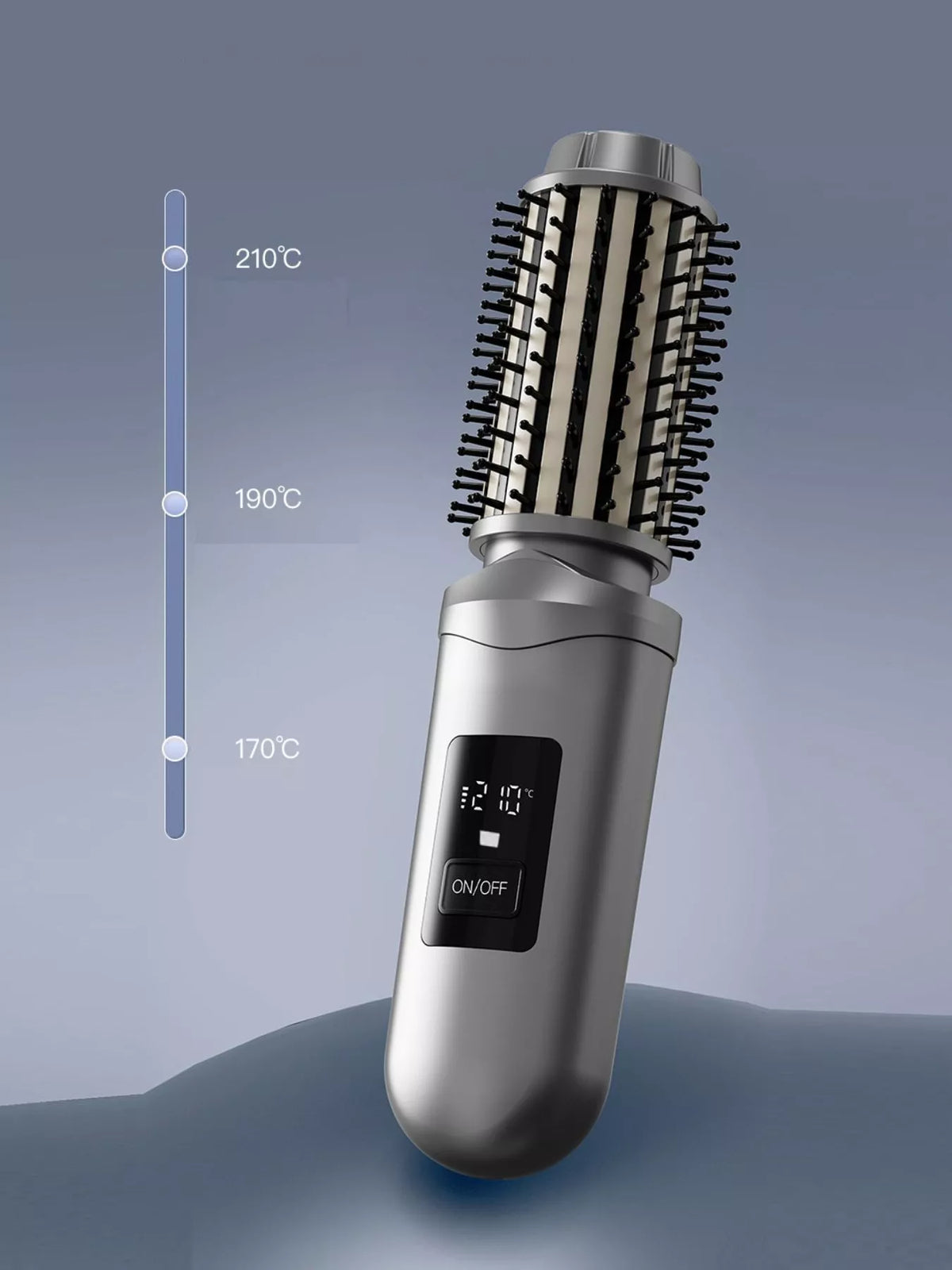 Hot air brush control settings detail