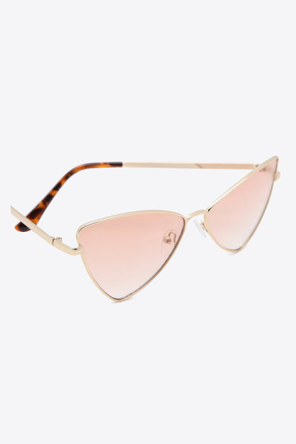 Metal Frame Cat-Eye Sunglasses - Fashorio
