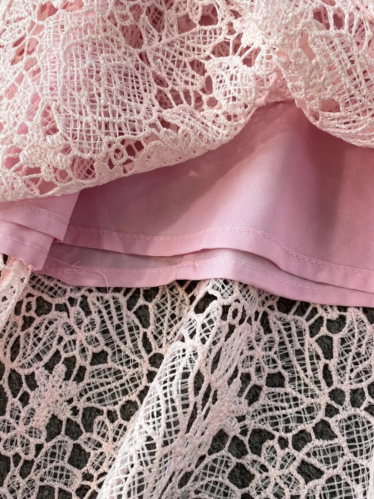 Lace two piece set full length styling