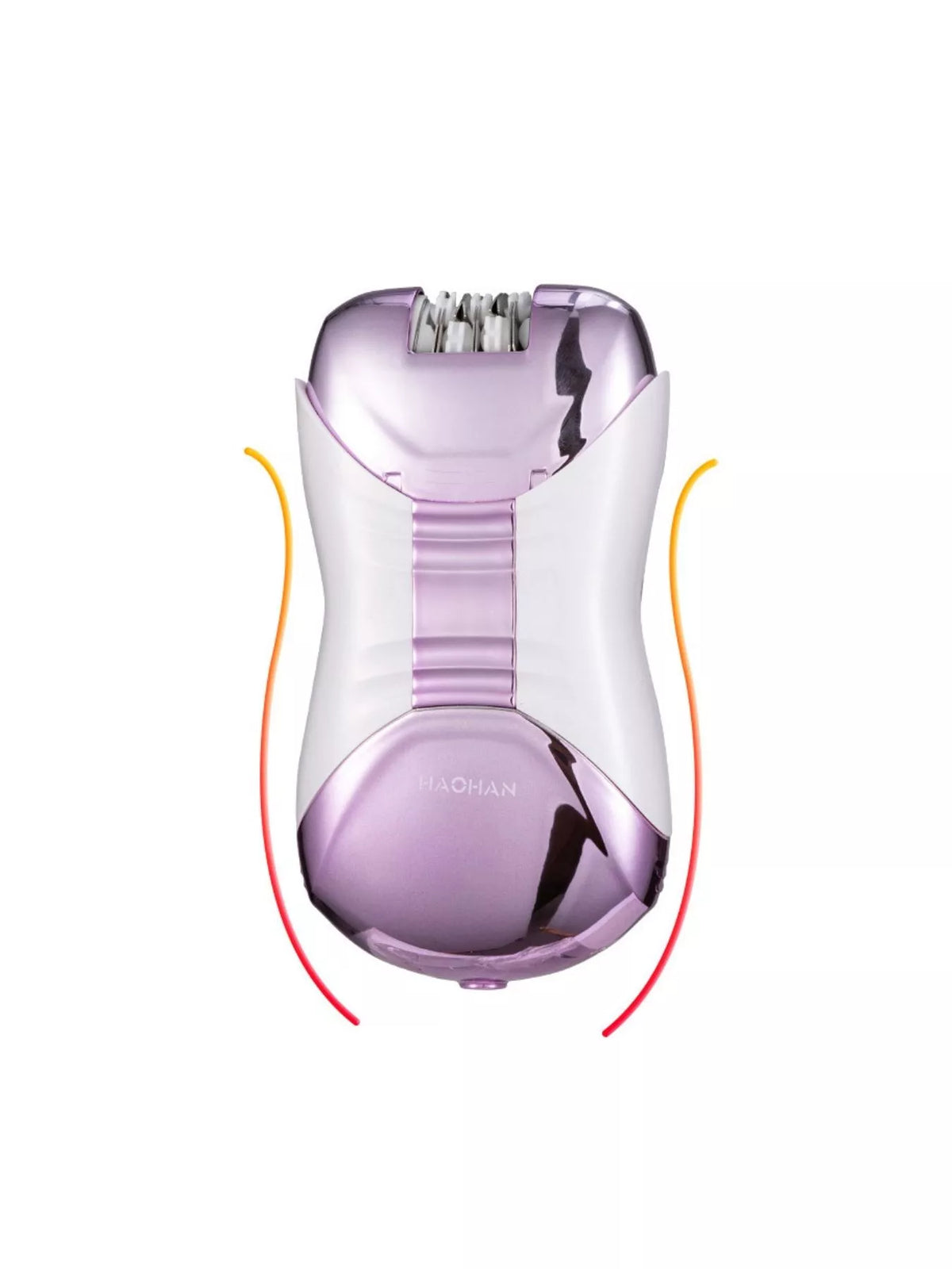 Epilator held in hand
