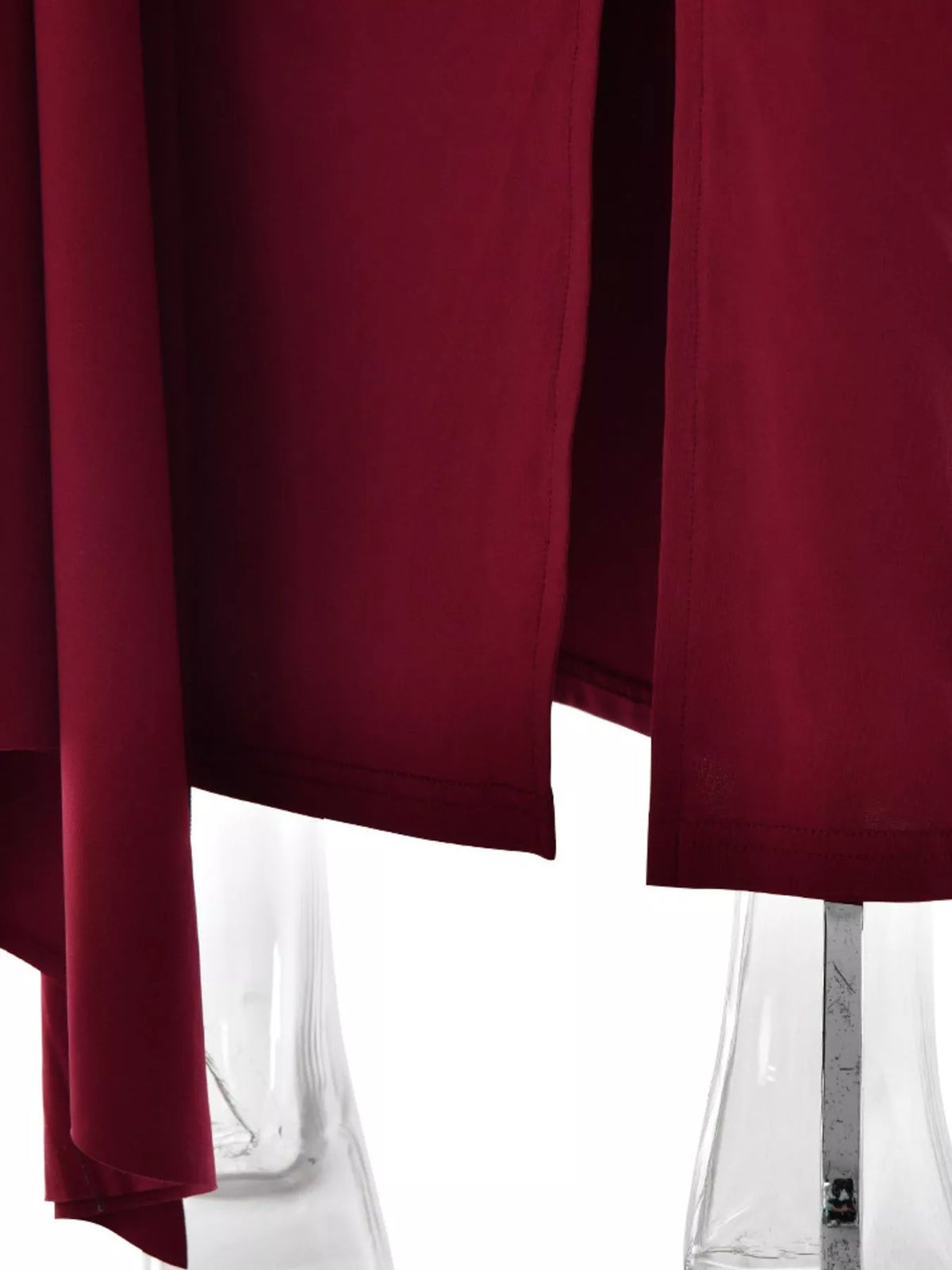 One shoulder ruched maxi dress skirt movement