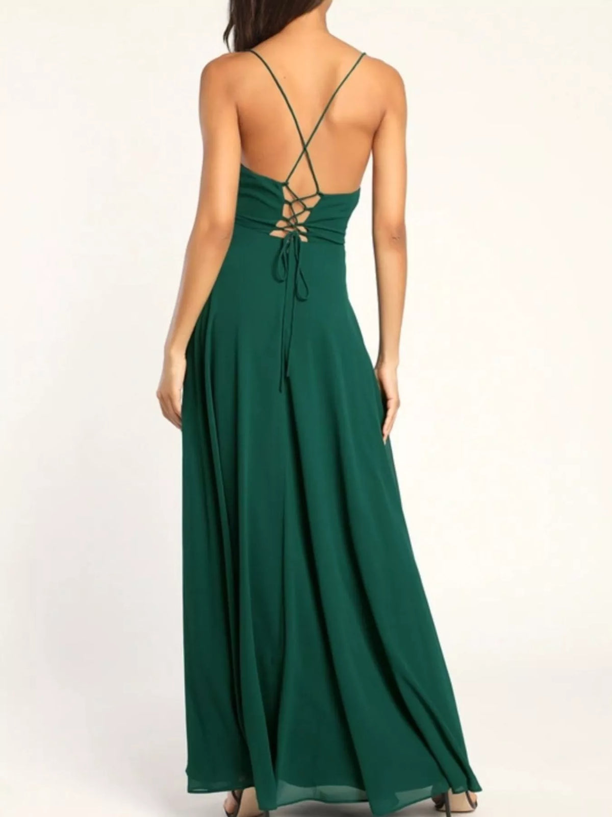 Full length view of the dress in a further colourway