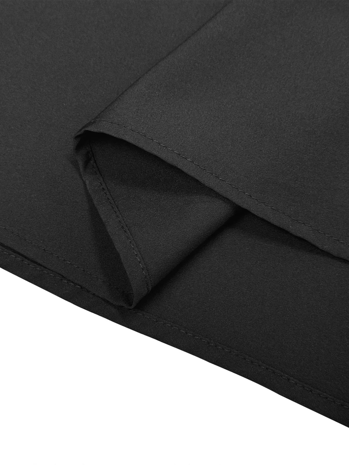 black button front long sleeve maxi dress full length view