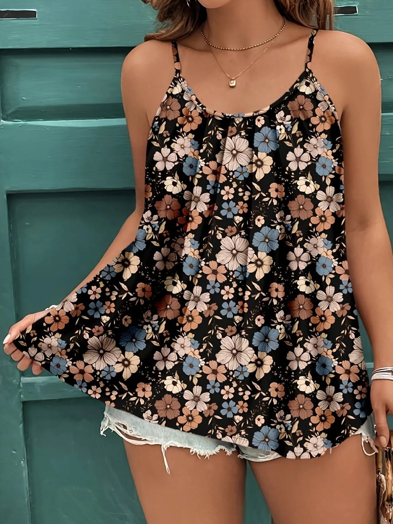 Floral Print Cami Top - Fashorio
