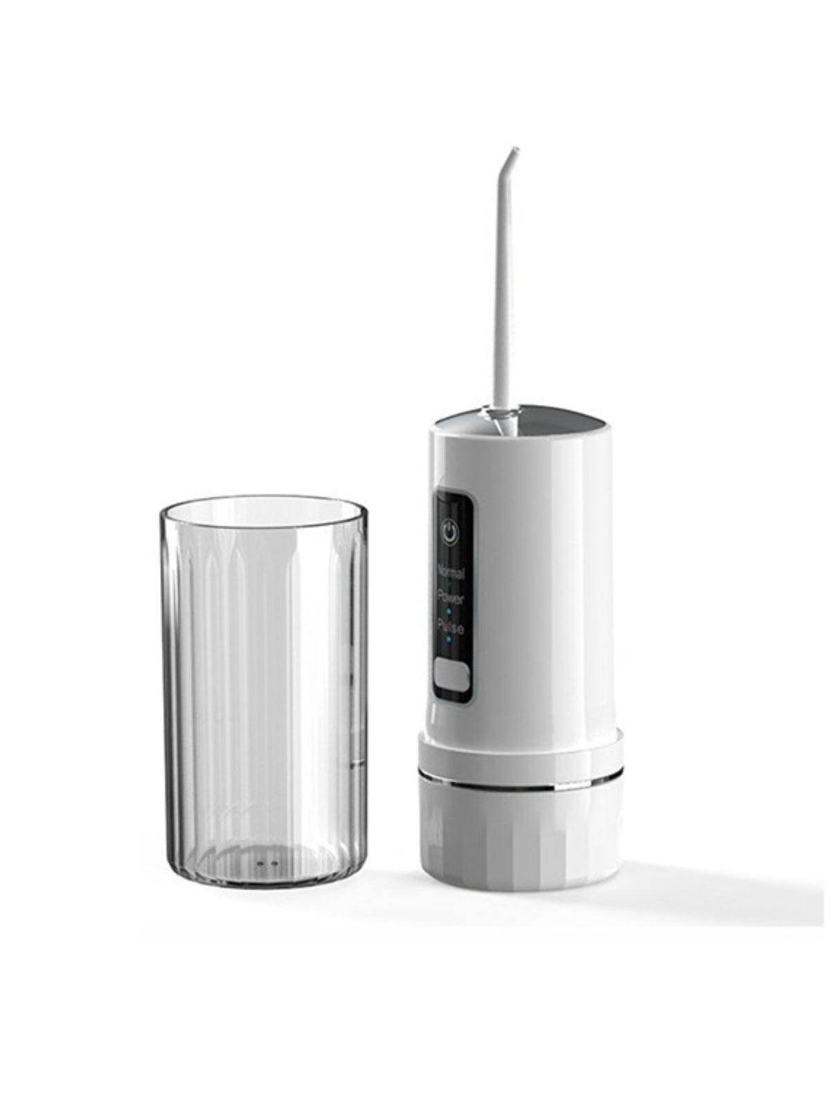 Portable dental water flosser full view
