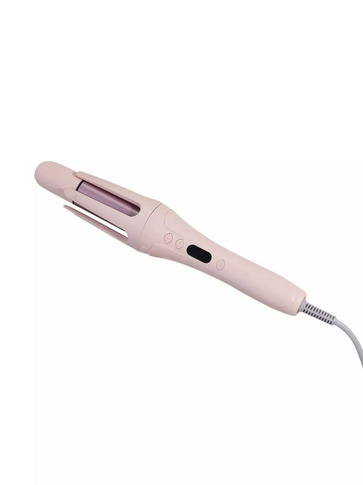 Large wave curling iron standing upright