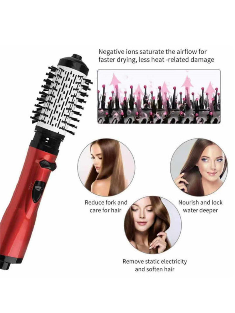 Deep red negative ion hot air brush