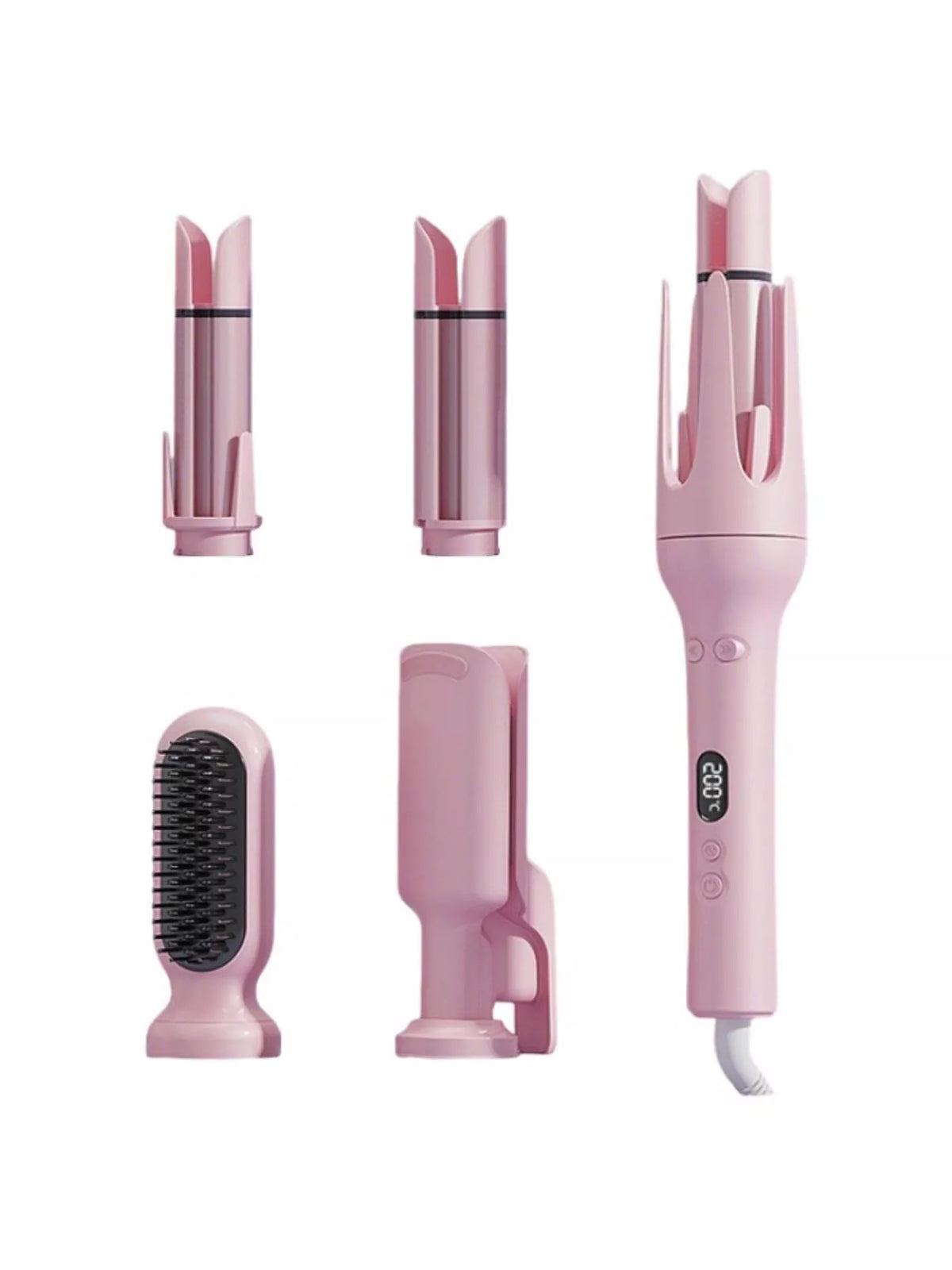 Curling iron packaging view