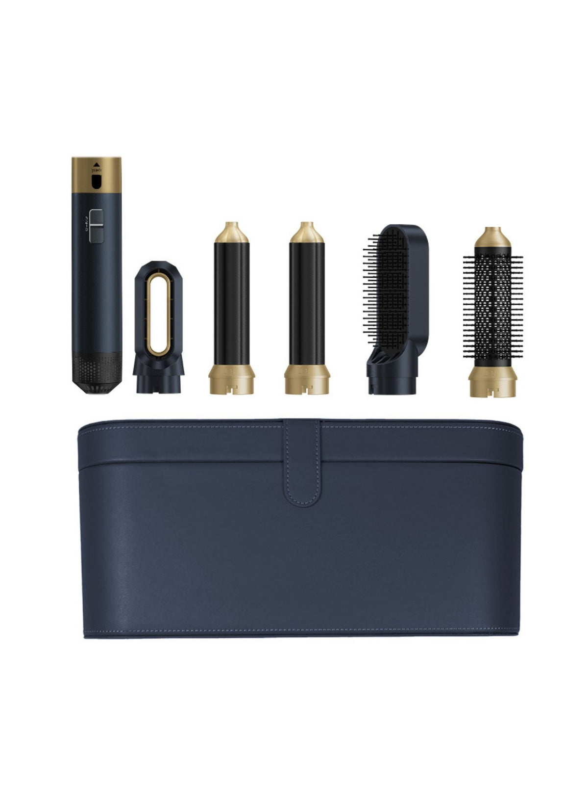 Curling iron control button
