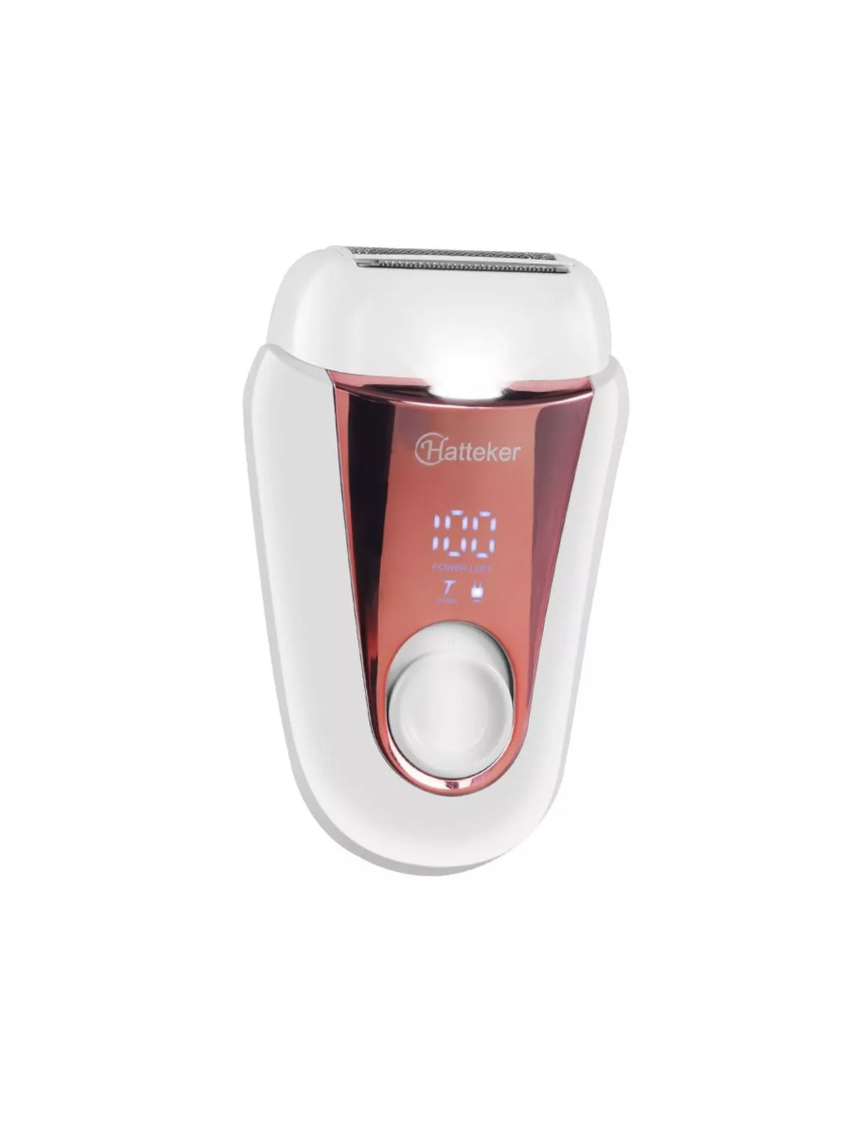 Rose gold epilator top view