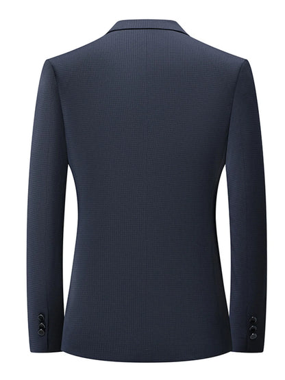 Men's Lapel Collar Long Sleeve Blazer - Fashorio