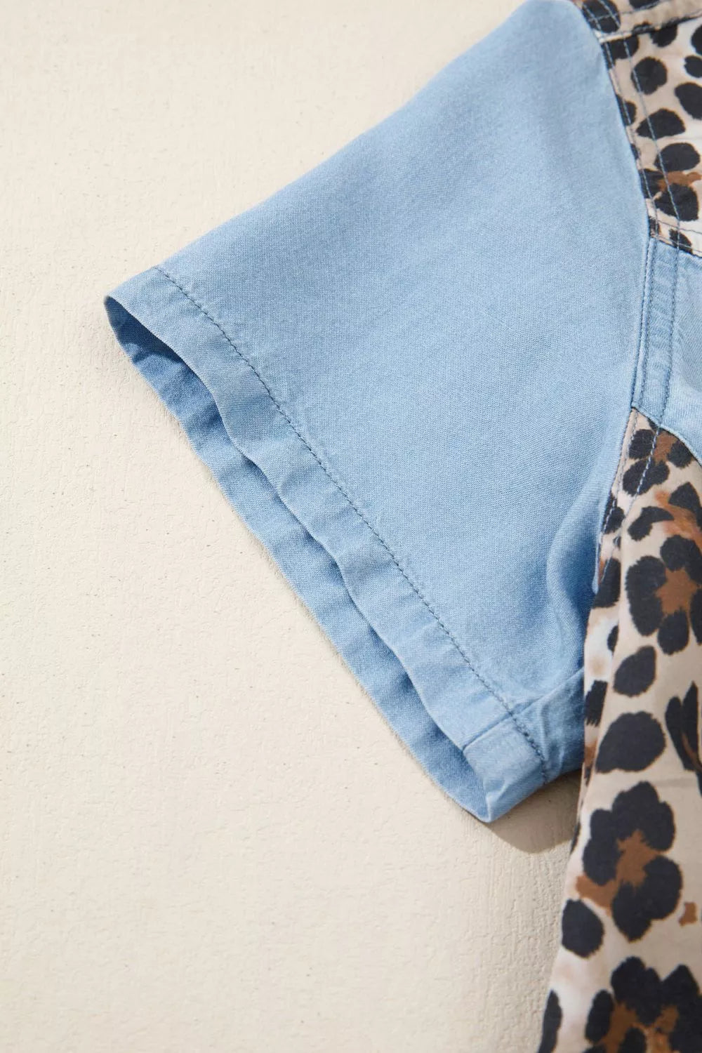 Close view of the lyocell fabric surface