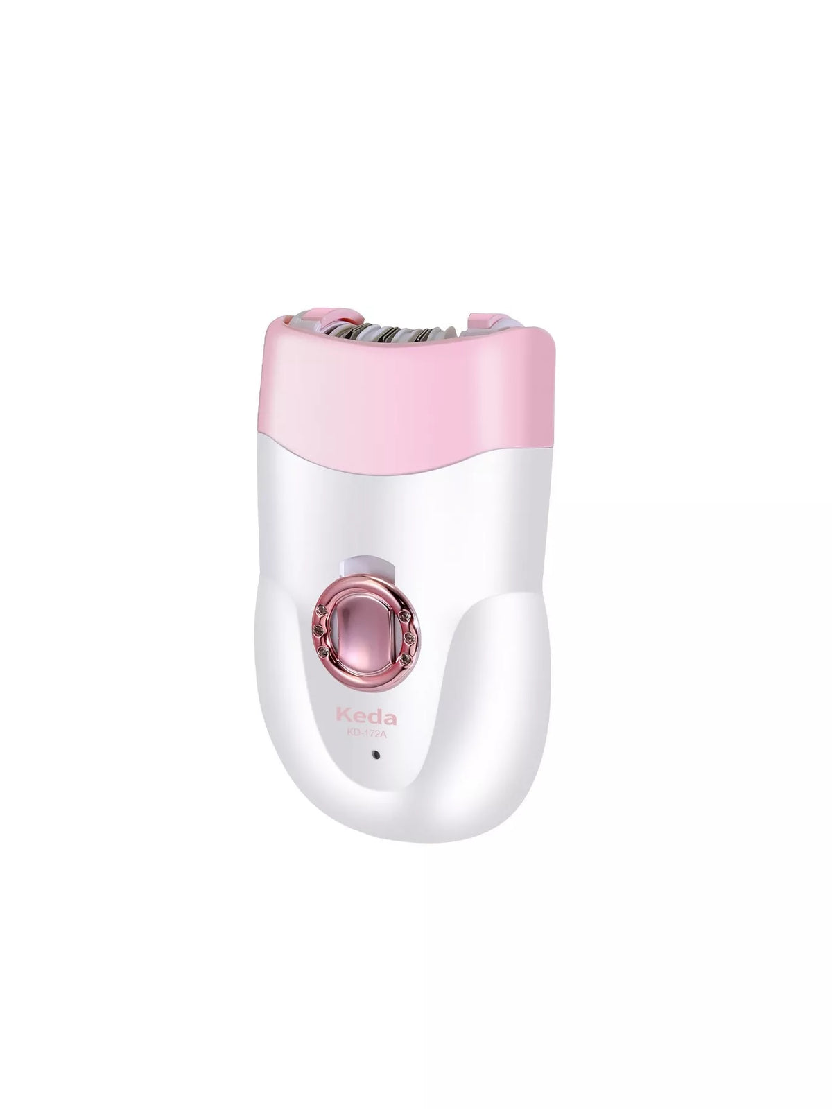 Portable hair remover side view