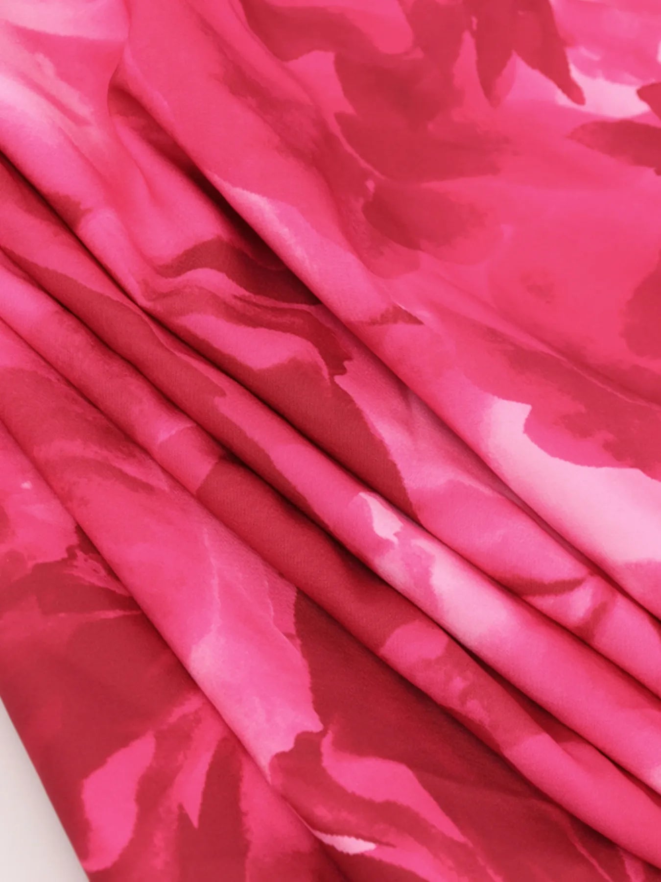 Floral Print Square Neck Wide Leg Jumpsuit - Fashorio