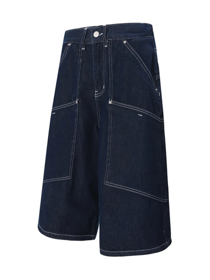 Men's Wash Cargo Denim Shorts - Fashorio