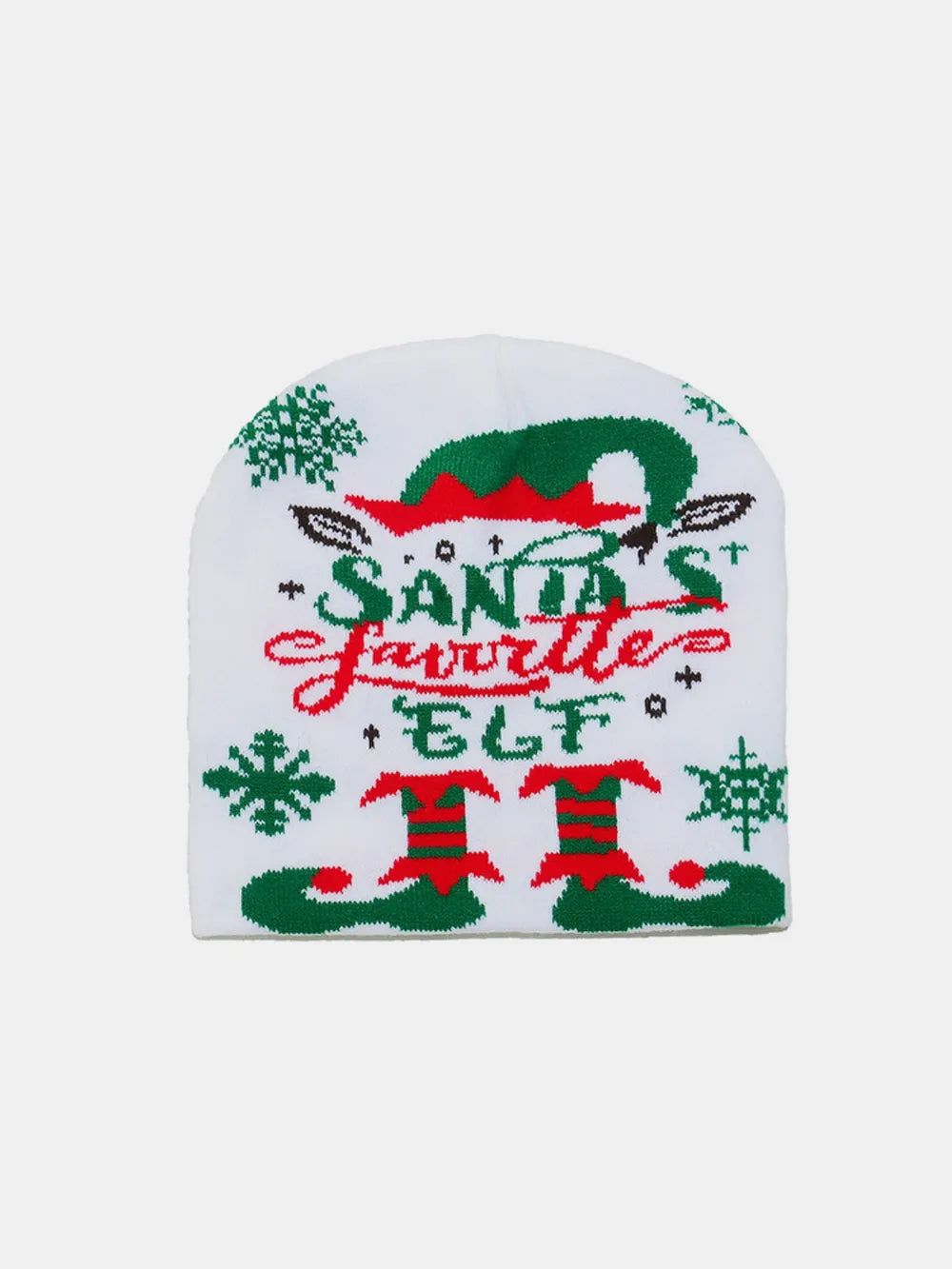 Christmas Pattern Knit Hat Style D One Size - Fashorio