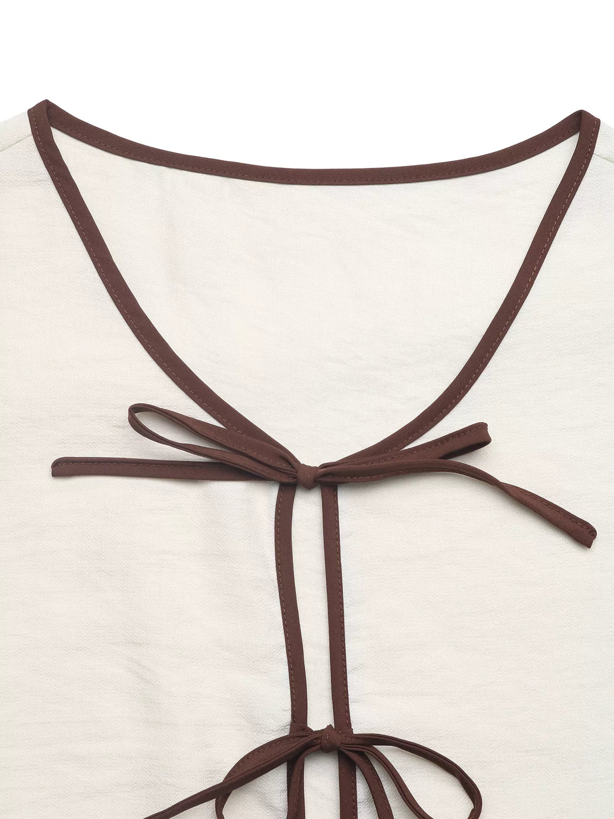 Tie Front Top and Shorts Set, view 6