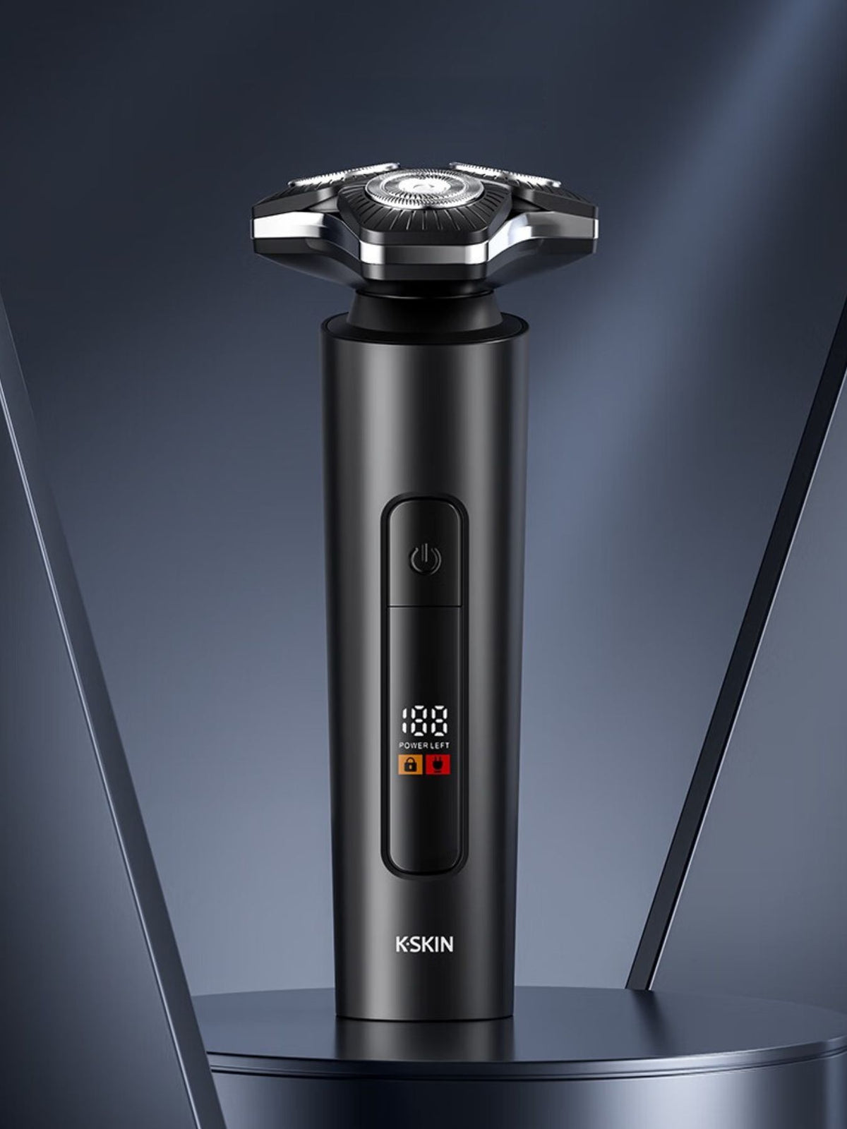 3D rotary electric shaver full view
