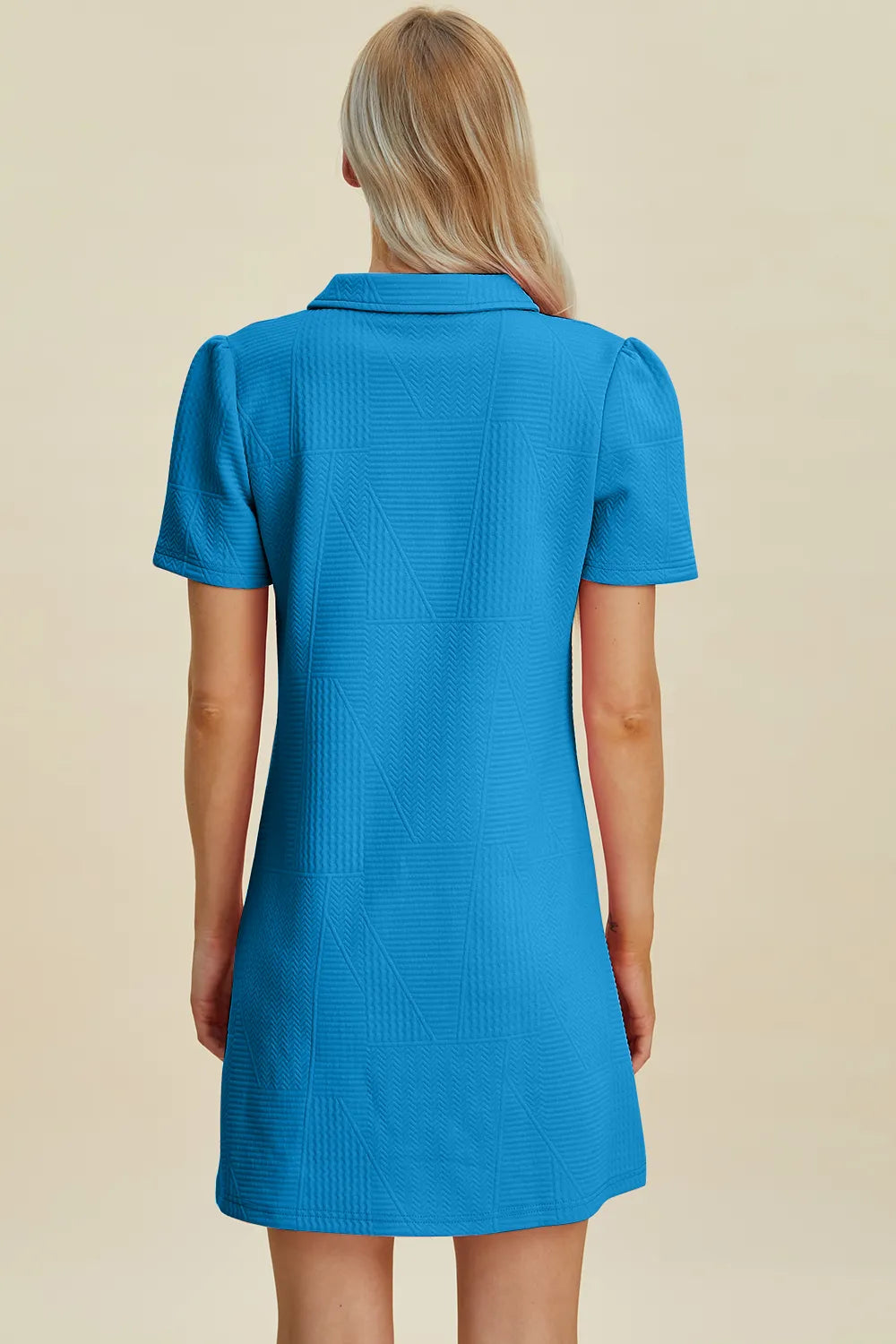 Texture Short Sleeve Dress, view 21