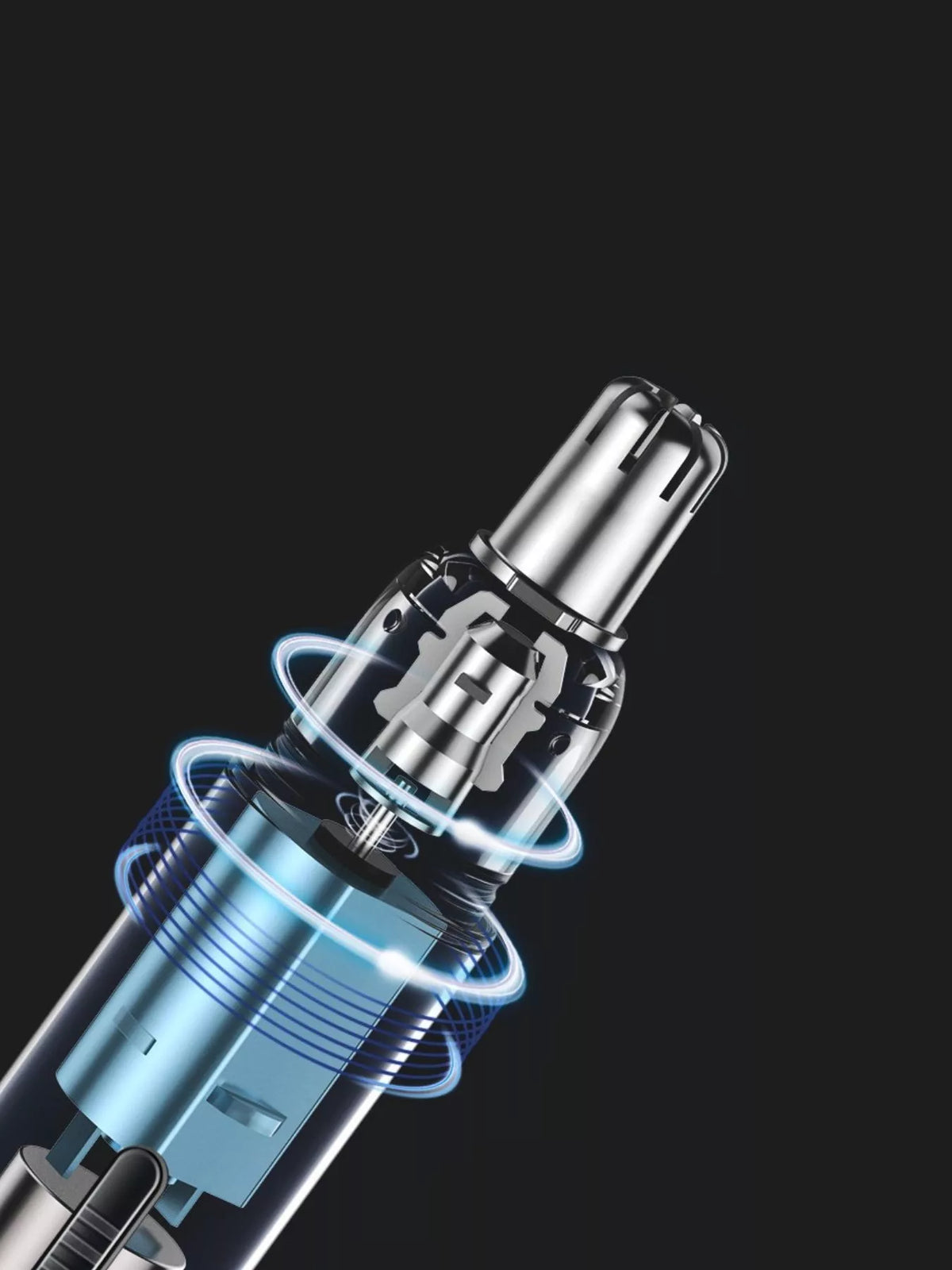 Painless nose hair trimmer packaged