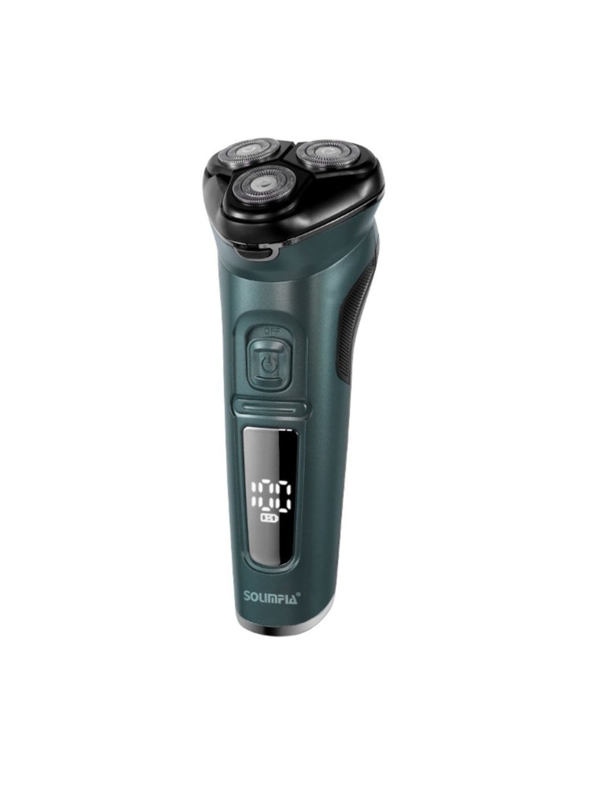 Electric shaver charging port detail