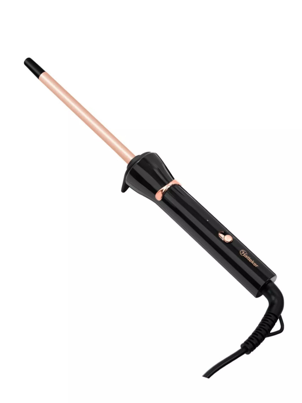 Curling iron creating bouncy curls