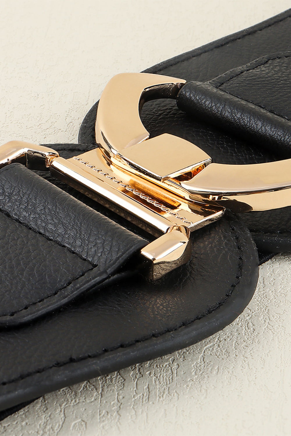 Alloy Buckle Elastic Belt - Fashorio