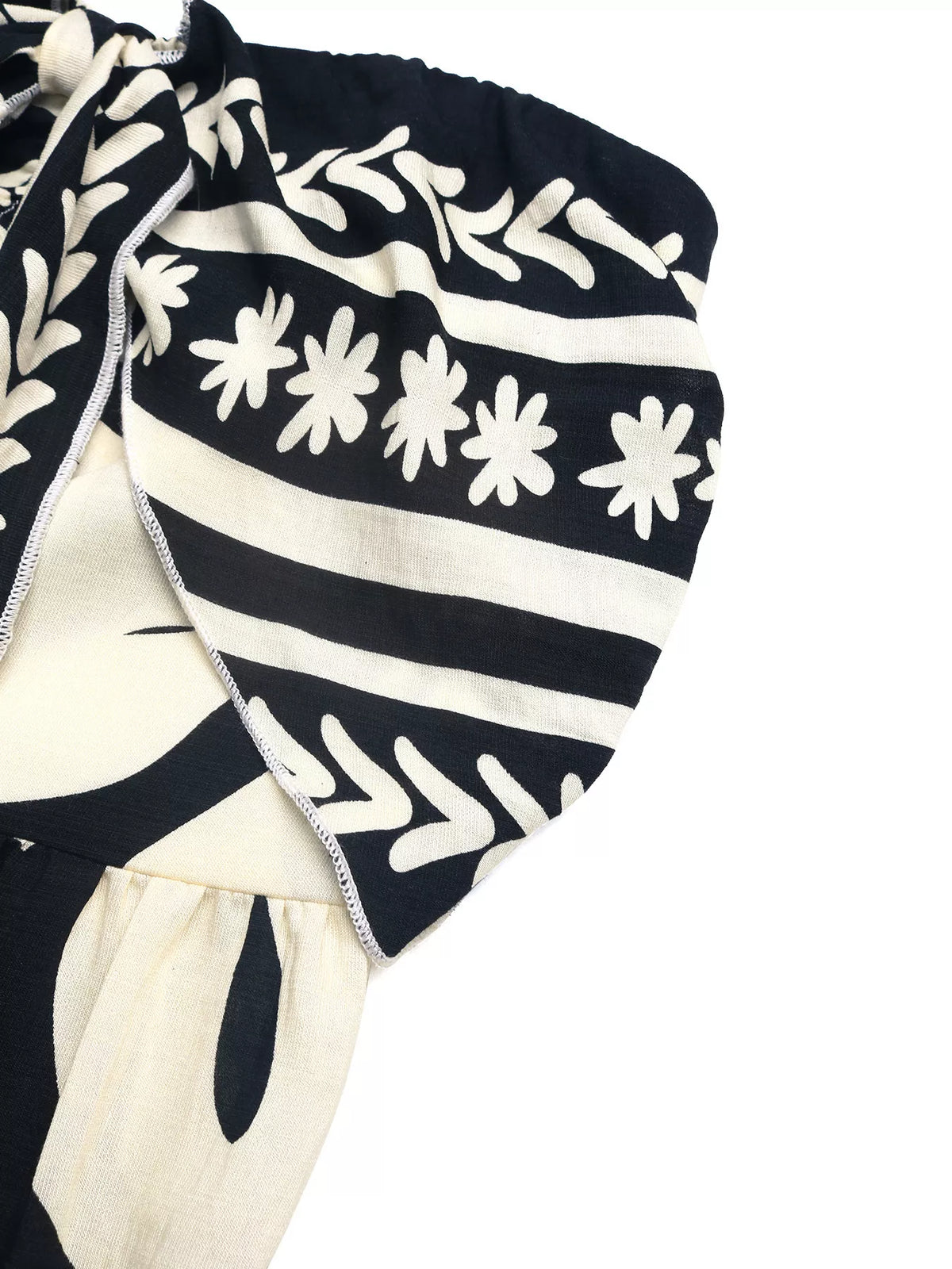 Pocket detail on the strapless jumpsuit