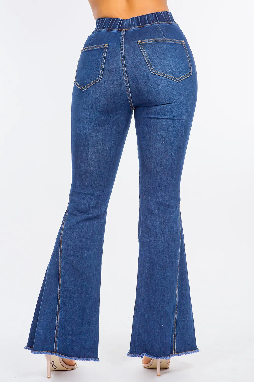 American Bazi High Waist Curvy Flare Jeans - Fashorio