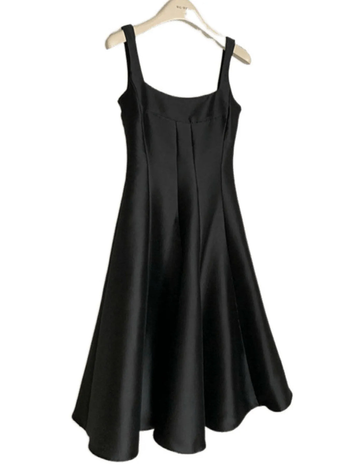 A Line Midi Sleeveless Dress styled on model