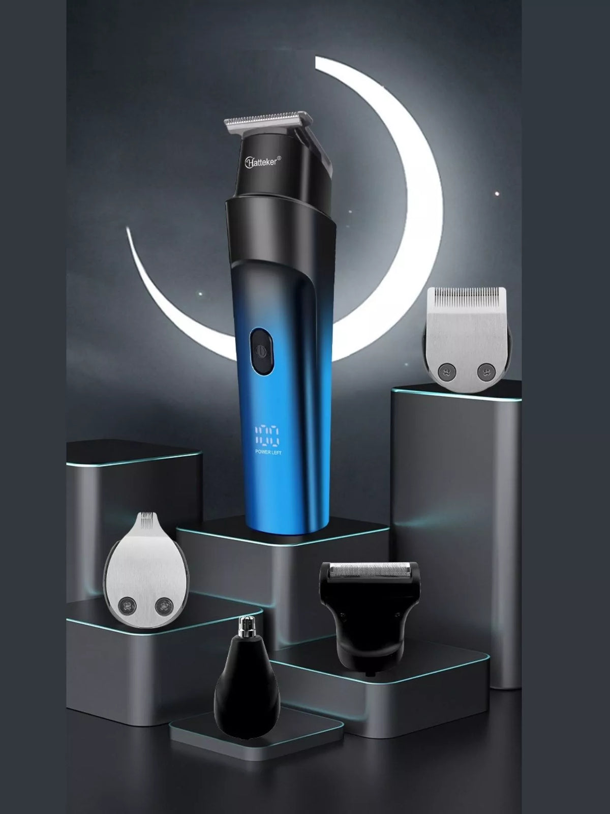 Hair clipper blade close up