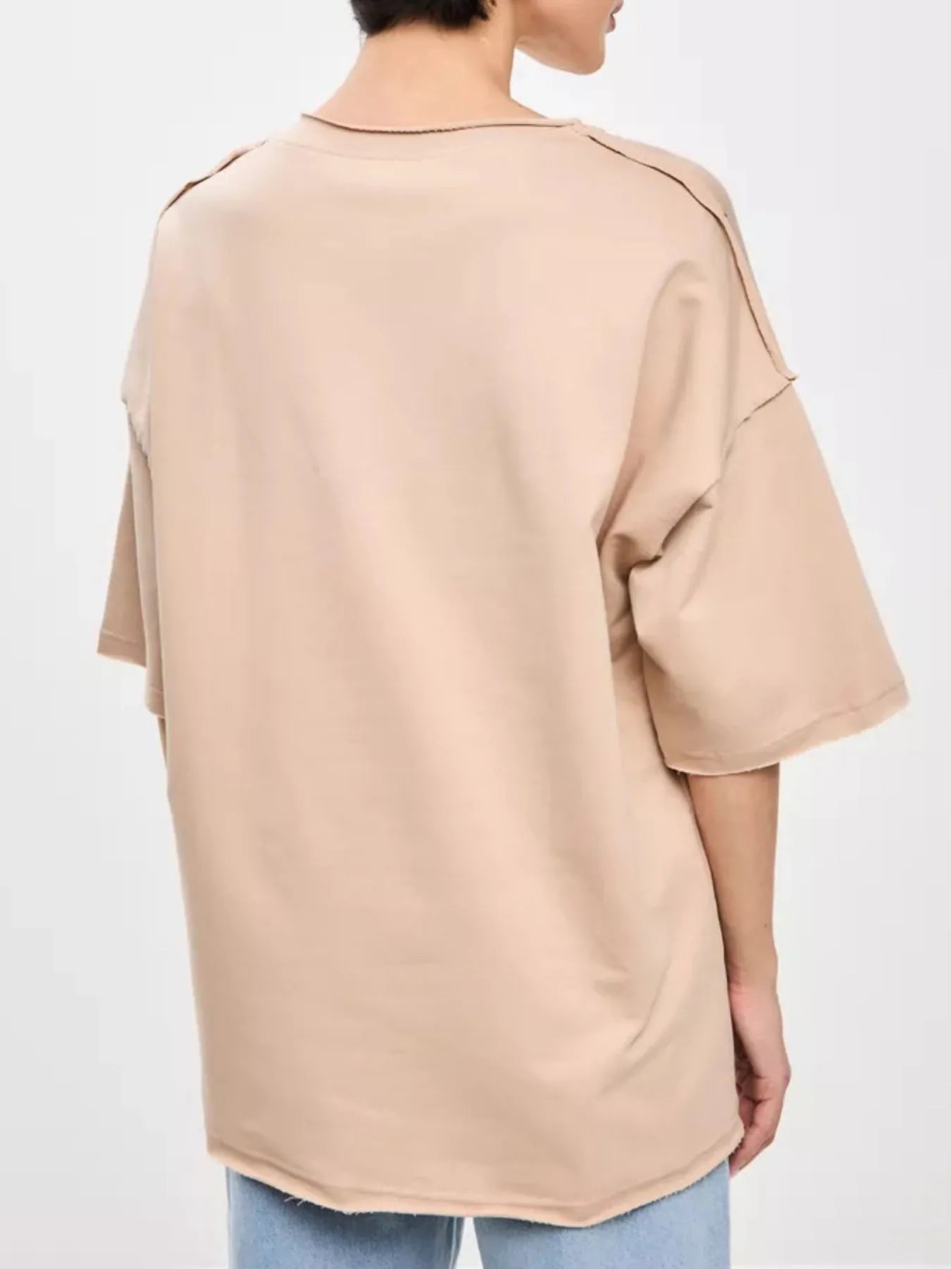 Round Neck Half Sleeve T-Shirt - Fashorio