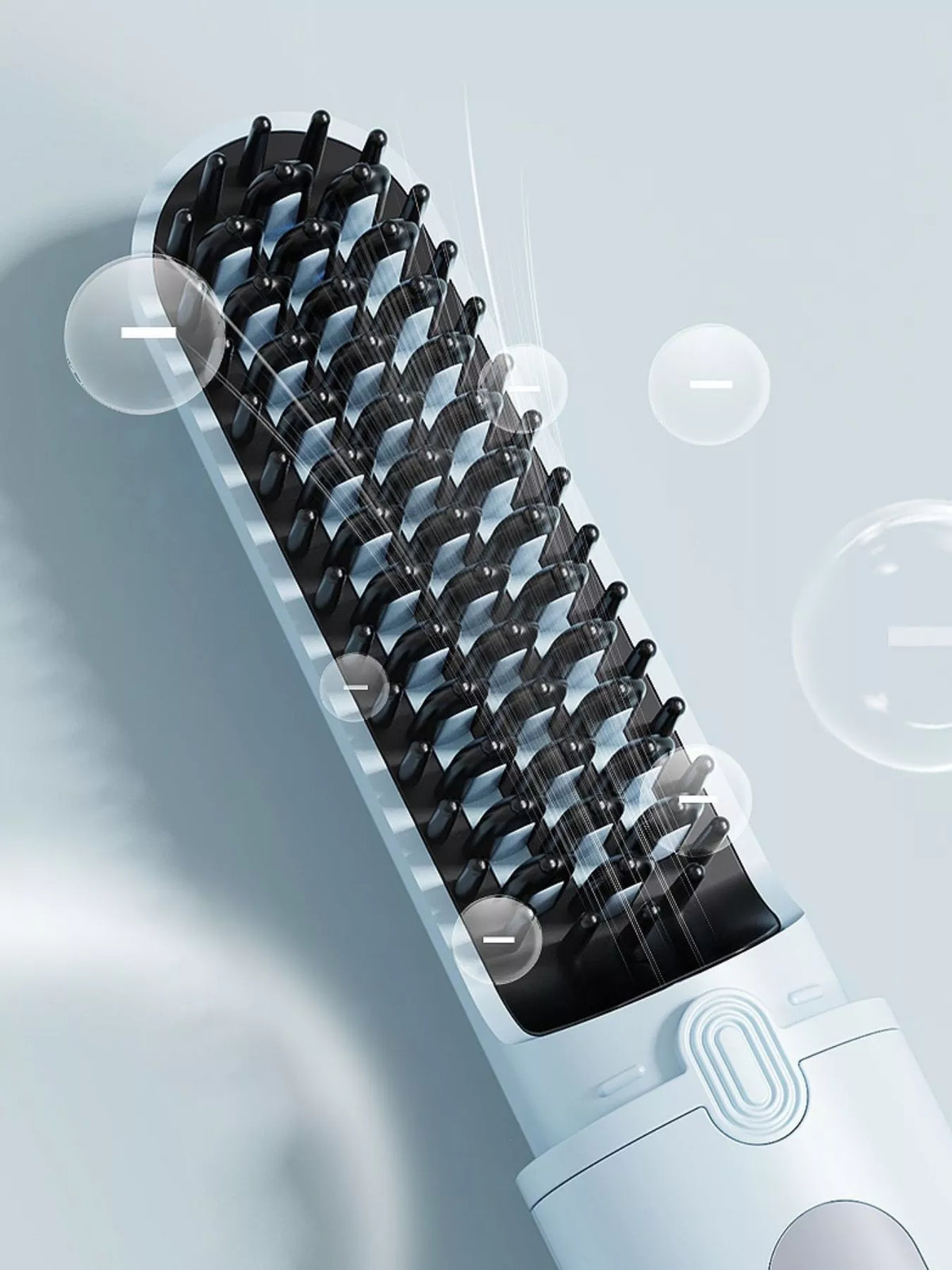 Milky white straightening comb