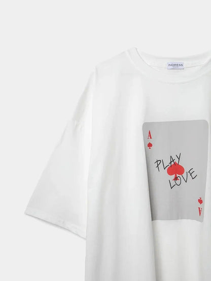 Graphic Round Neck Half Sleeve T-Shirt - Fashorio