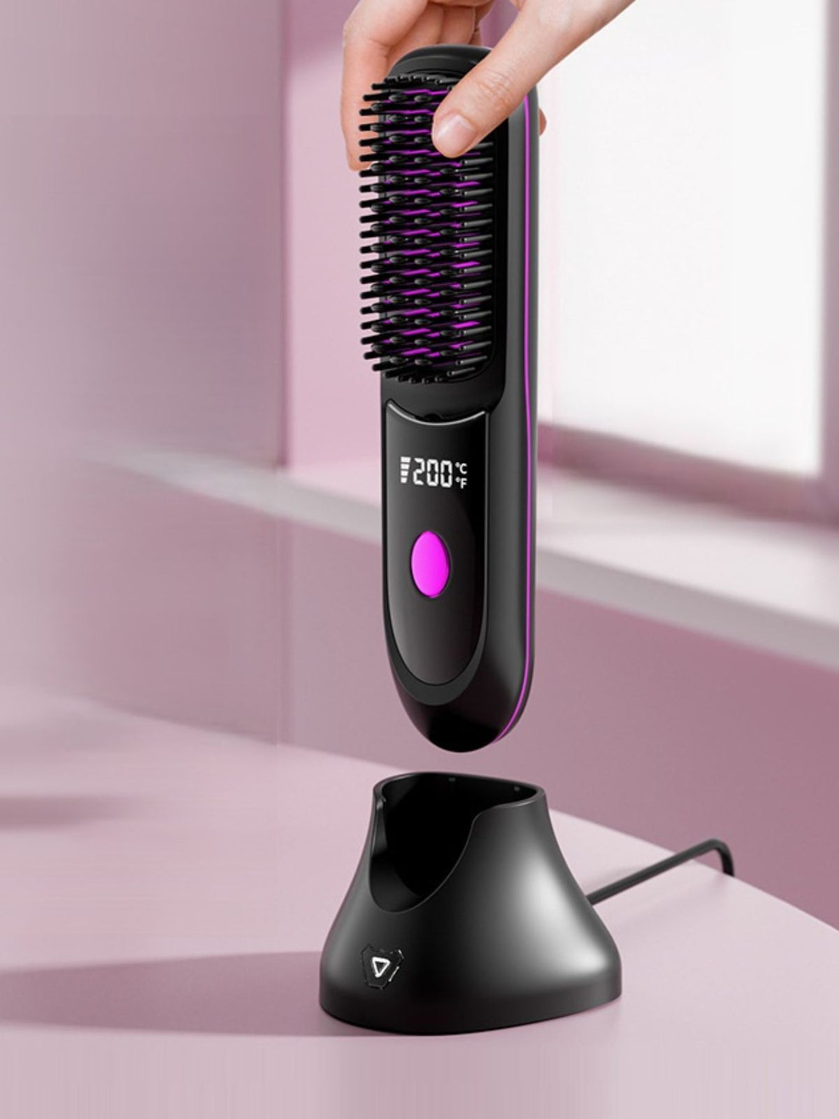 Anti scald comb tips closeup