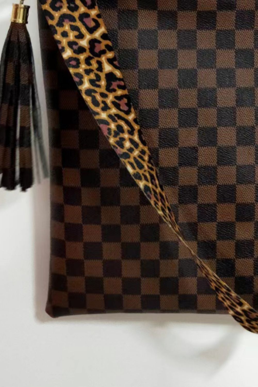 Adored Handbags Adored PU Leather Shoulder Bag with Tassel