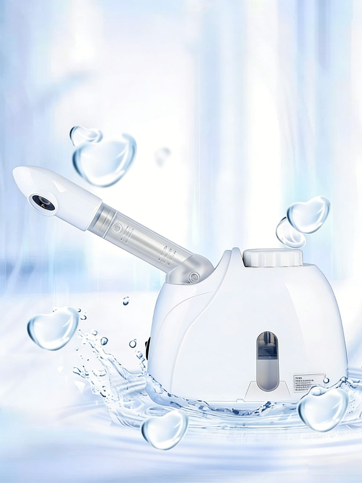 Facial steamer water tank detail