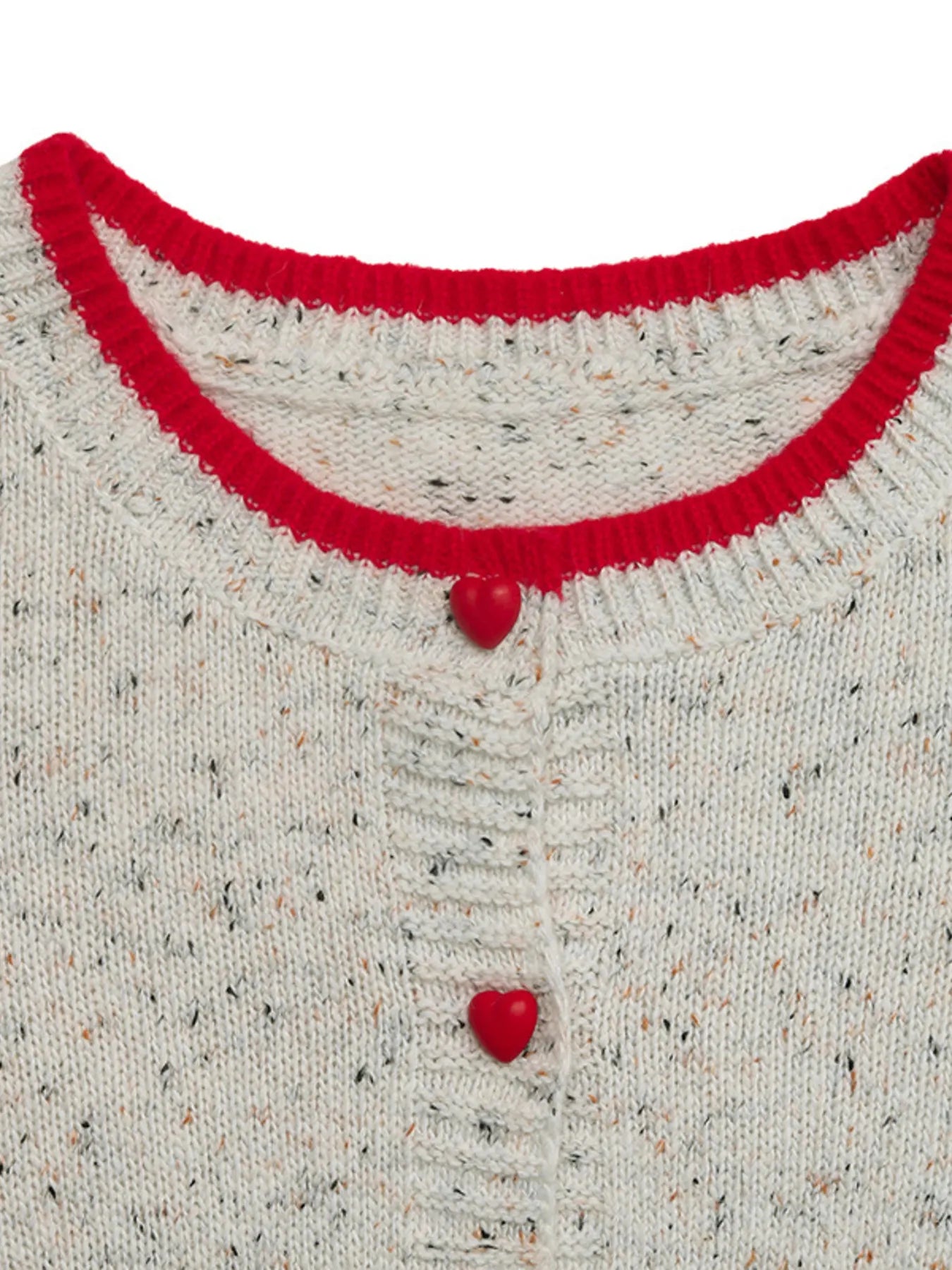 Contrast Trim Button Up Long Sleeve Cardigan - Fashorio