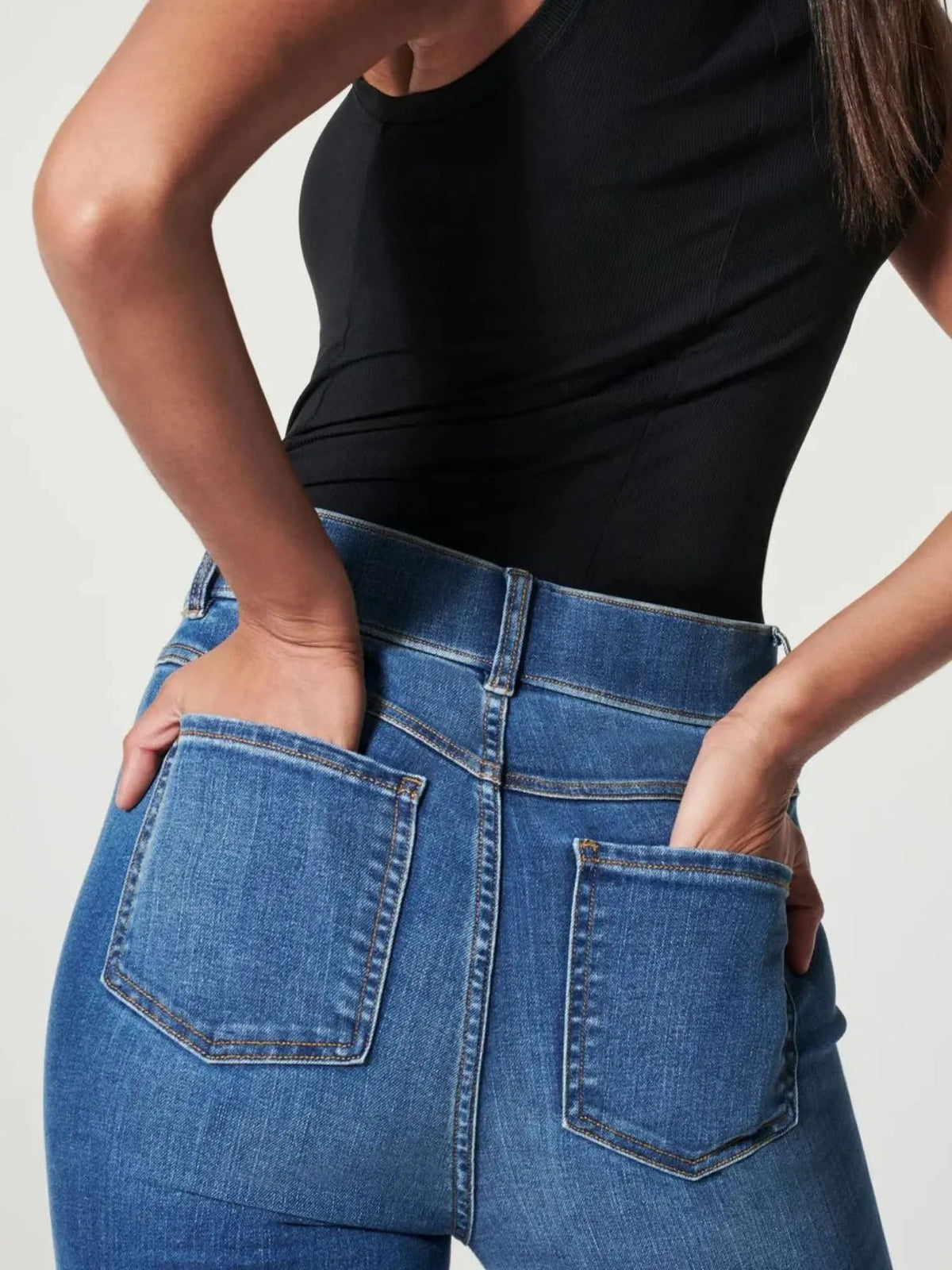 High Waisted Flare Jeans, view 7